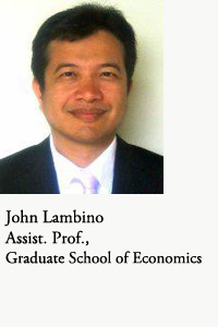 John Lambino Assist. Prof., Graduate School of Economics